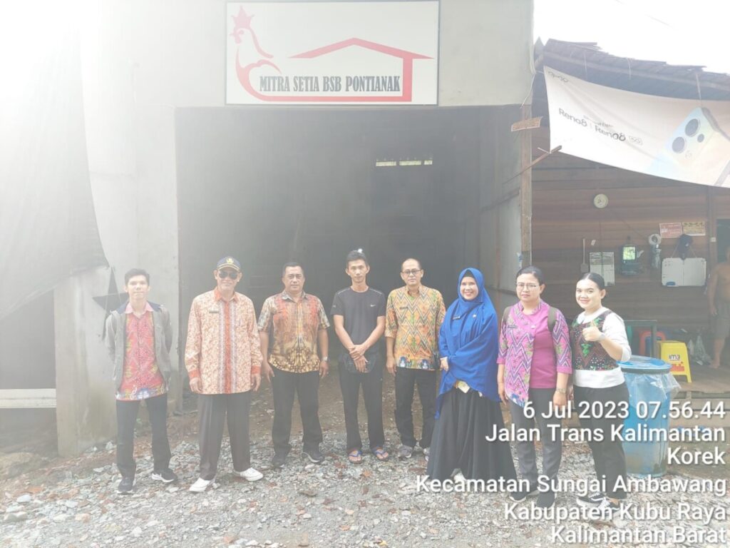 Monitoring dan Evaluasi Komoditi Peternakan (Ayam dan Telur) Di Kecamatan Sungai Ambawang
