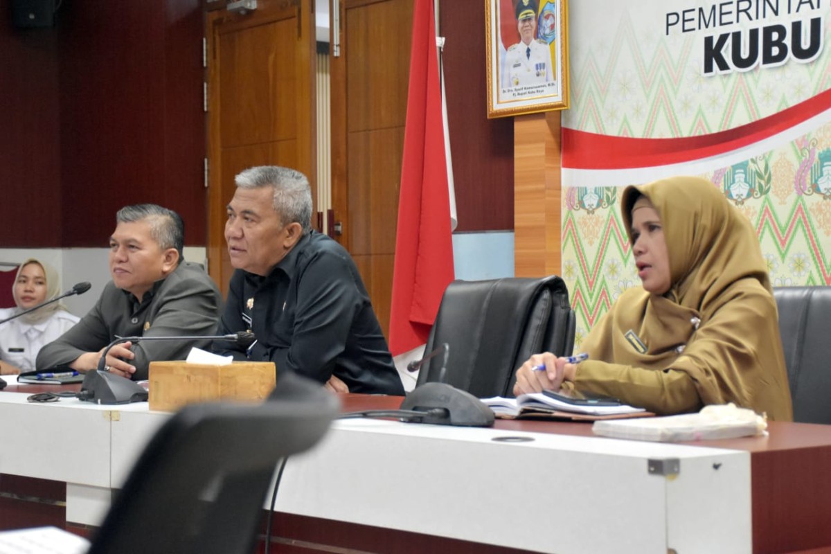 Rapat Koordinasi Pengendalian Inflasi Daerah Tahun 2024 Via Zoom Meeting Bersama Kementrian Dalam Negeri