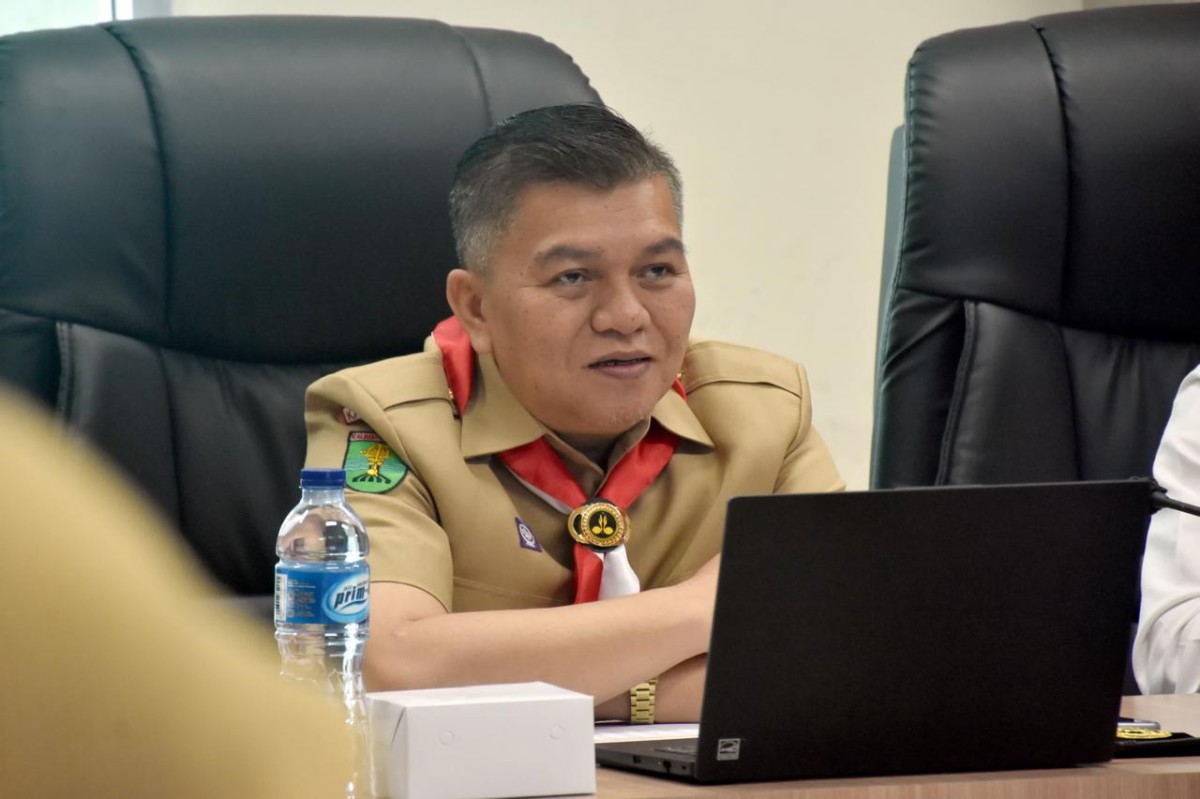 Rapat Koordinasi Pengendalian Inflasi Daerah Tahun 2024 Via Zoom Meeting Bersama Kementrian Dalam Negeri