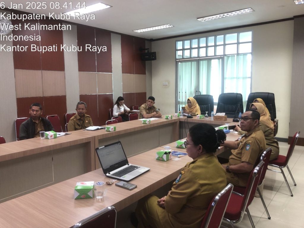 Rapat Koordinasi Pengendalian Inflasi Daerah Tahun 2025 Via Zoom Meeting Bersama Kementrian Dalam Negeri