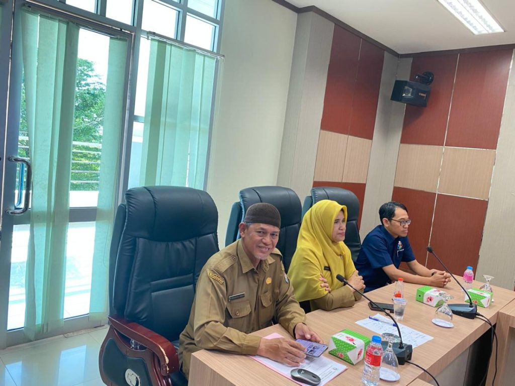 Rapat Koordinasi Pengendalian Inflasi Daerah Tahun 2025 Via Zoom Meeting Bersama Kementrian Dalam Negeri