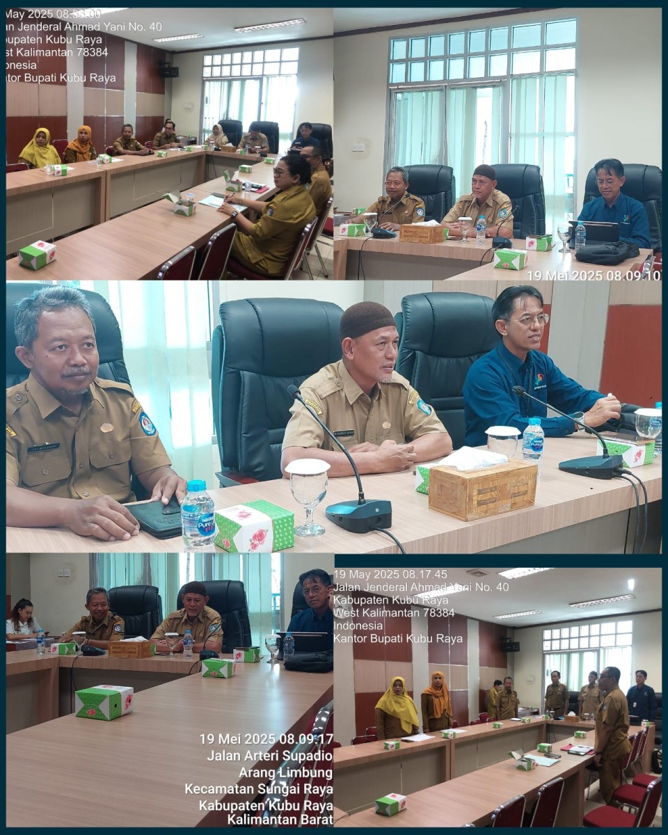 Rapat Koordinasi Pengendalian Inflasi Daerah Tahun 2025 Via Zoom Meeting Bersama Kementrian Dalam Negeri