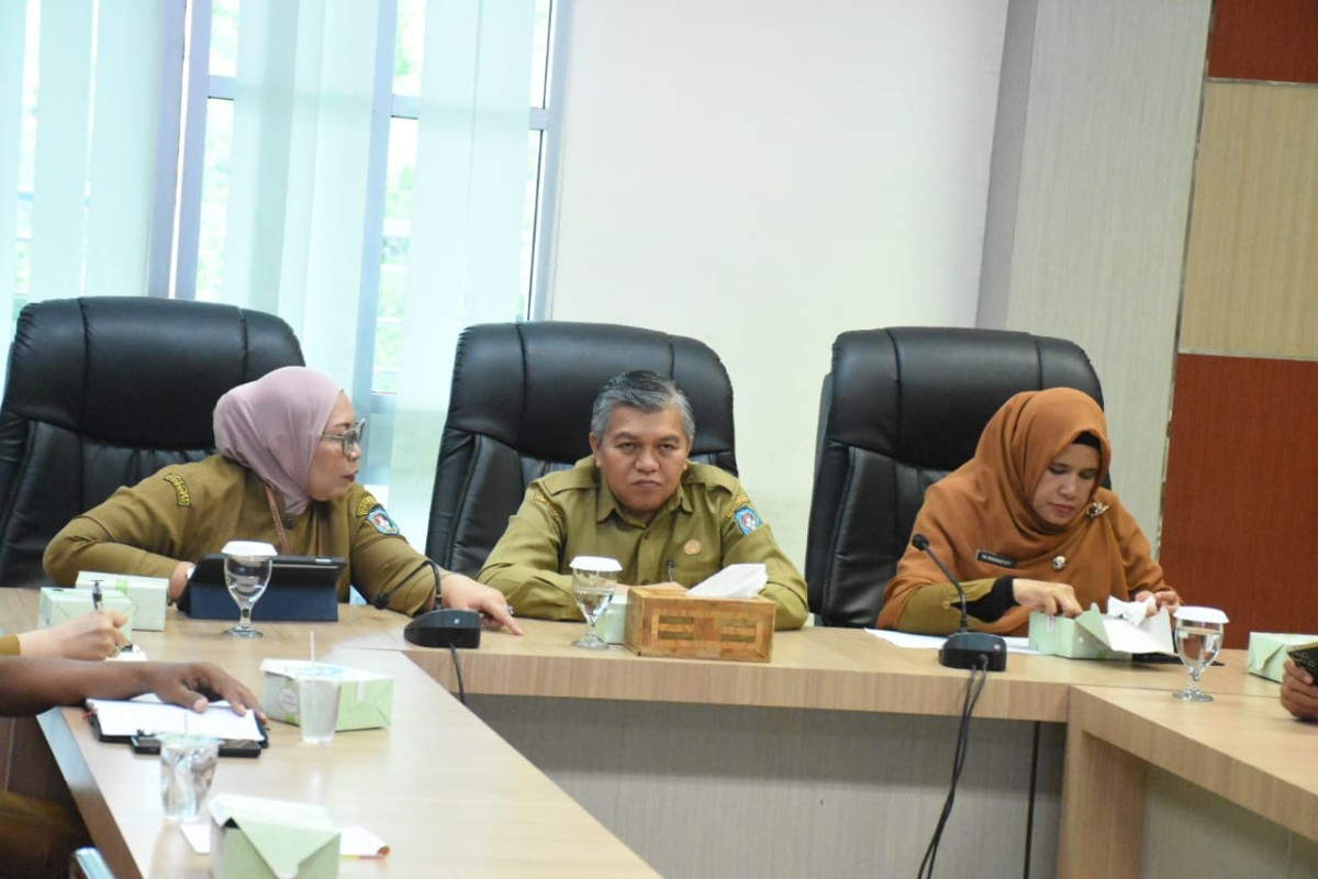 Rapat Koordinasi Pengendalian Inflasi Daerah Tahun 2025 Via Zoom Meeting Bersama Kementrian Dalam Negeri