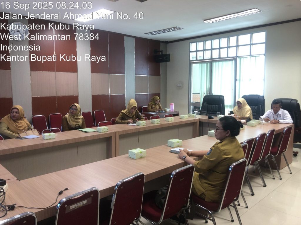 Rapat Koordinasi Pengendalian Inflasi Daerah Tahun 2025 Via Zoom Meeting Bersama Kementrian Dalam Negeri