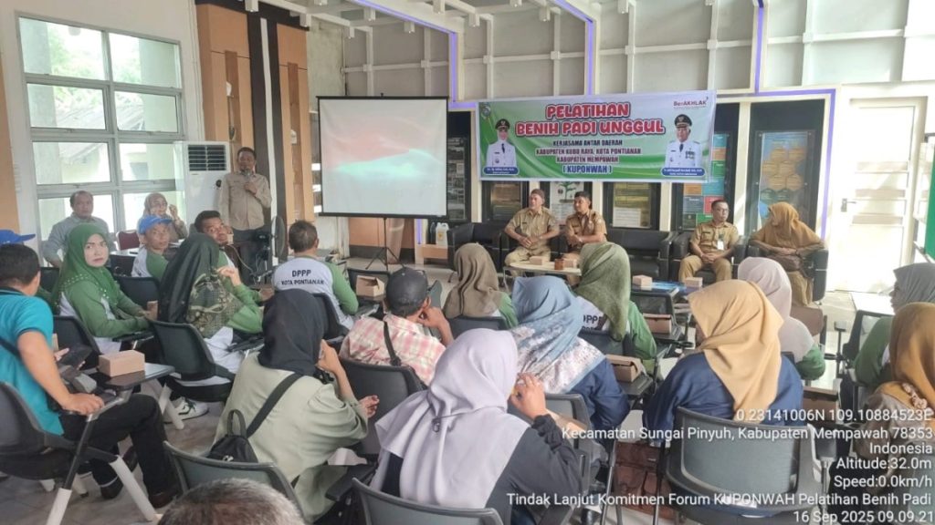 Pelatihan Benih Padi Unggul KUPONWAH di Kabupaten Mempawah