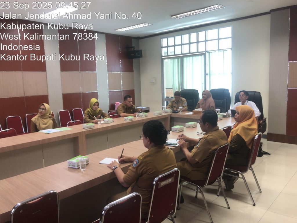 Rapat Koordinasi Pengendalian Inflasi Daerah Tahun 2025 Via Zoom Meeting Bersama Kementrian Dalam Negeri
