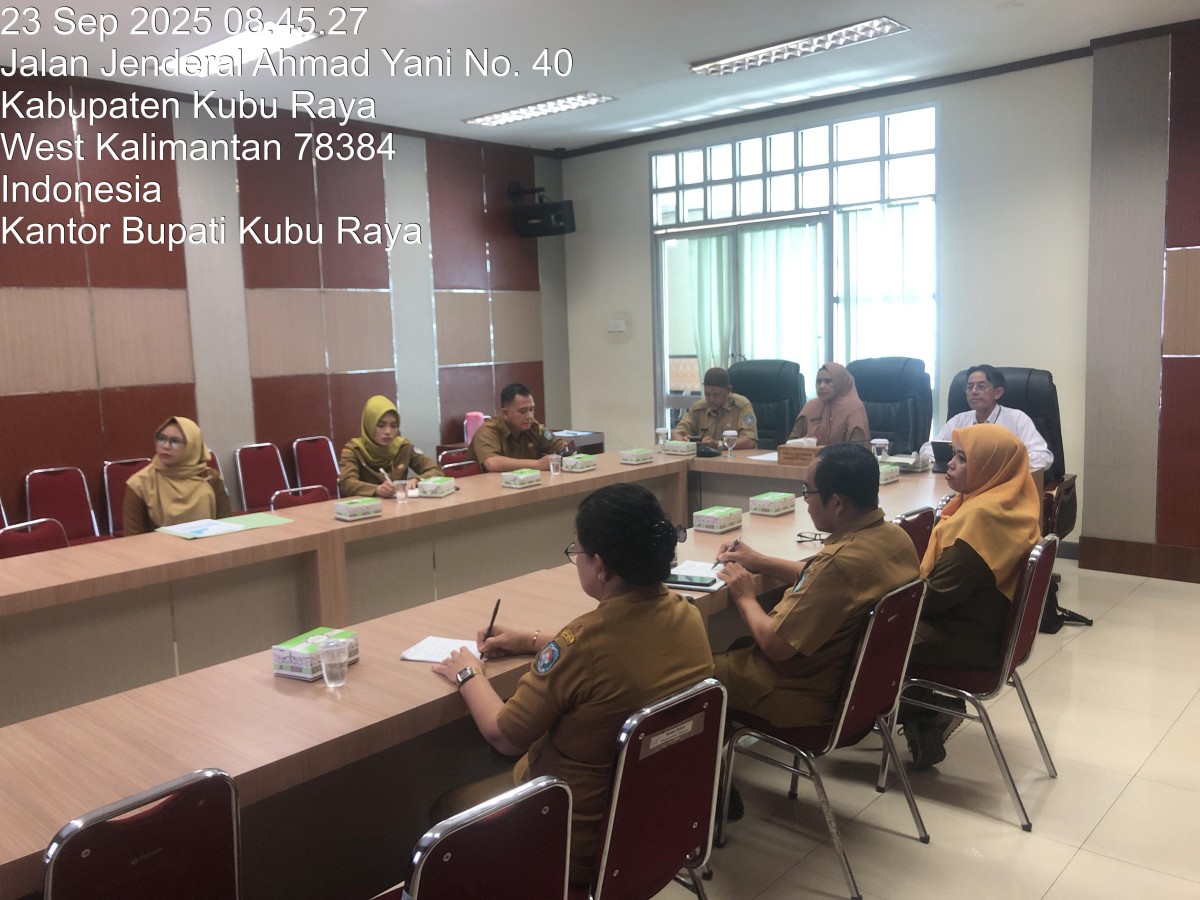 Rapat Koordinasi Pengendalian Inflasi Daerah Tahun 2025 Via Zoom Meeting Bersama Kementrian Dalam Negeri