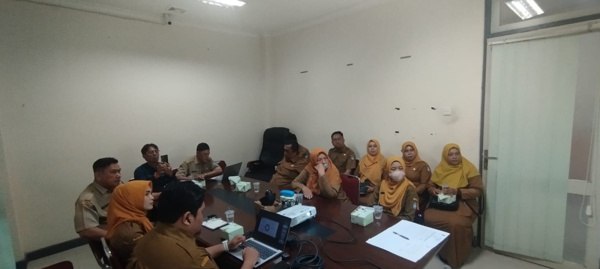 Rapat Koordinasi Pengendalian Inflasi Daerah Tahun 2025 Via Zoom Meeting Bersama Kementrian Dalam Negeri