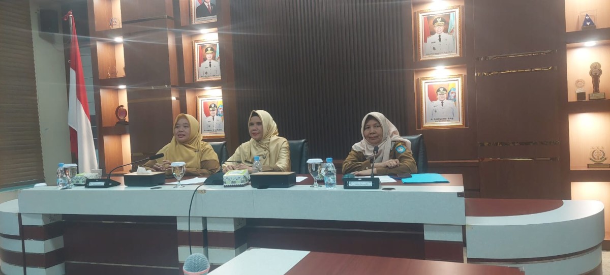 Rapat Koordinasi Pengendalian Inflasi Daerah Tahun 2025 Via Zoom Meeting Bersama Kementrian Dalam Negeri