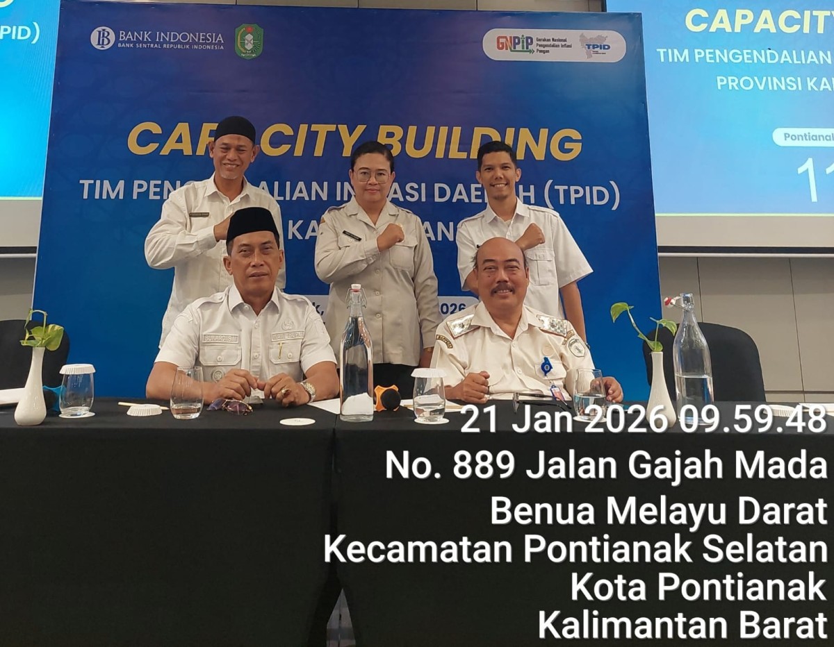 Capacity Building TPID Provinsi Kalimantan Barat