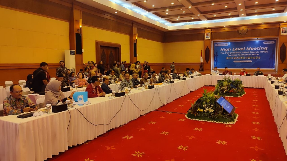 High Level Meeting TPID Provinsi Kalimantan Barat Dalam Rangka Mejelang Hari Raya Imlek Tahun 2026, Bulan Suci Ramadhan dan Hari Idul Fitri 1447